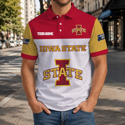 LIMITED EDITION - NEW CUSTOMIZED NCAA MAM10 ISC IOWA STATE CYCLONES T-SHIRT, POLO SHIRT, ZIP POLO SHIRT, SWEATSHIRT, HOODIE & ZIP HOODIE