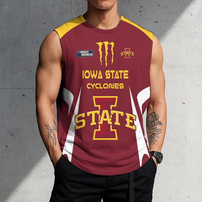 LIMITED DROP - NEW CUSTOMIZED | NCAA MAM10 ISC IS CYCLONES MEN'S GYM SHIRT