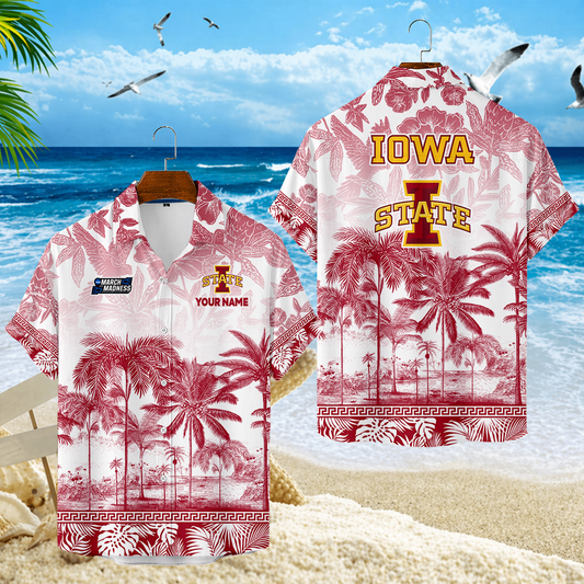 LIMITED EDITION - NEW CUSTOMIZED MAM10 ISC IOWA STATE CYCLONES UNISEX HAWAIIAN SHIRT
