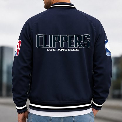 [HOT DEAL] NEW CUSTOMIZED NBA10 LCL LOS ANGELES CLIPPERS MULTICOLOR MEN'S CASUAL JACKET