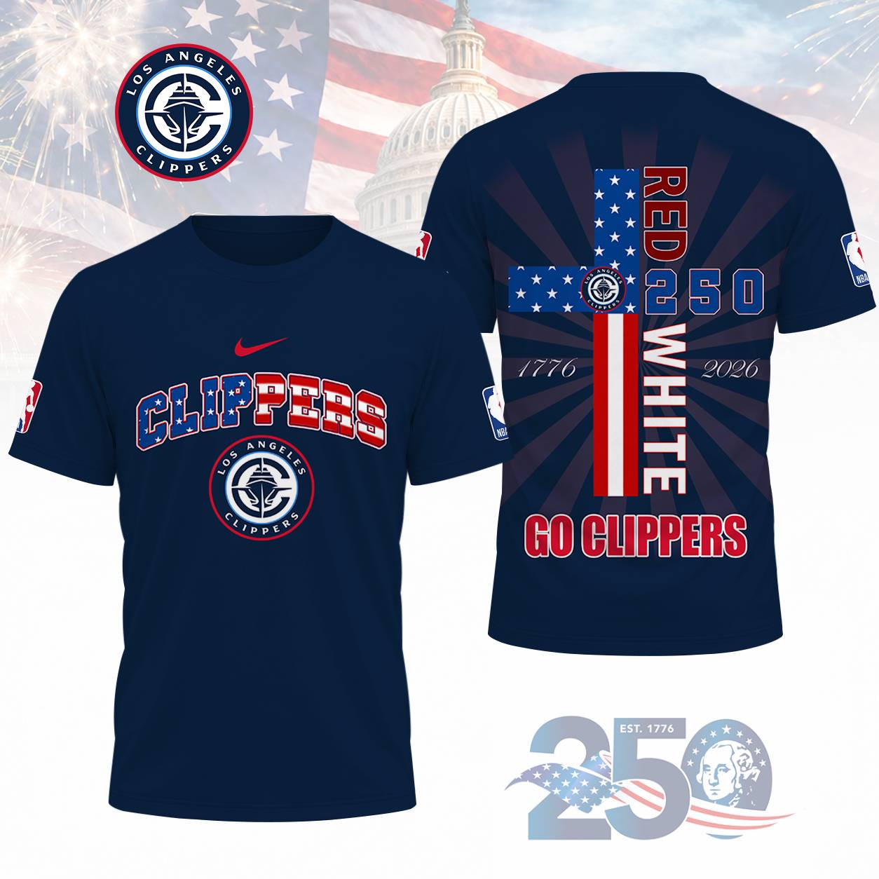 LIMITED EDITION - NEW CUSTOMIZED NBA10 LCL LOS ANGELES CLIPPERS T-SHIRT, POLO SHIRT, ZIP POLO SHIRT, SWEATSHIRT, HOODIE & ZIP HOODIE