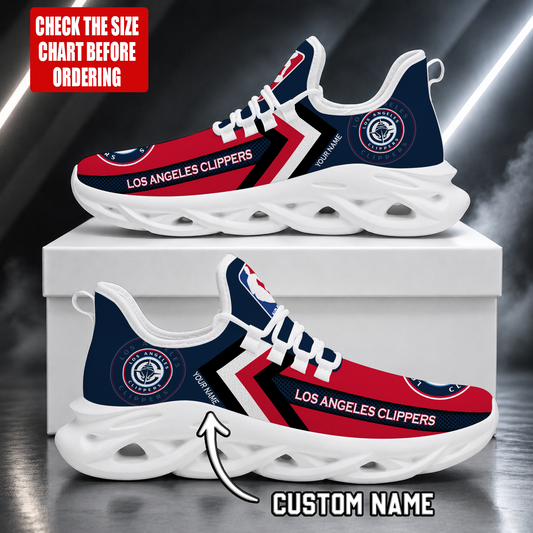 FINAL SALE - NEW CUSTOMIZED NBA10 LCL LOS ANGELES CLIPPERS MAX SOUL SHOES