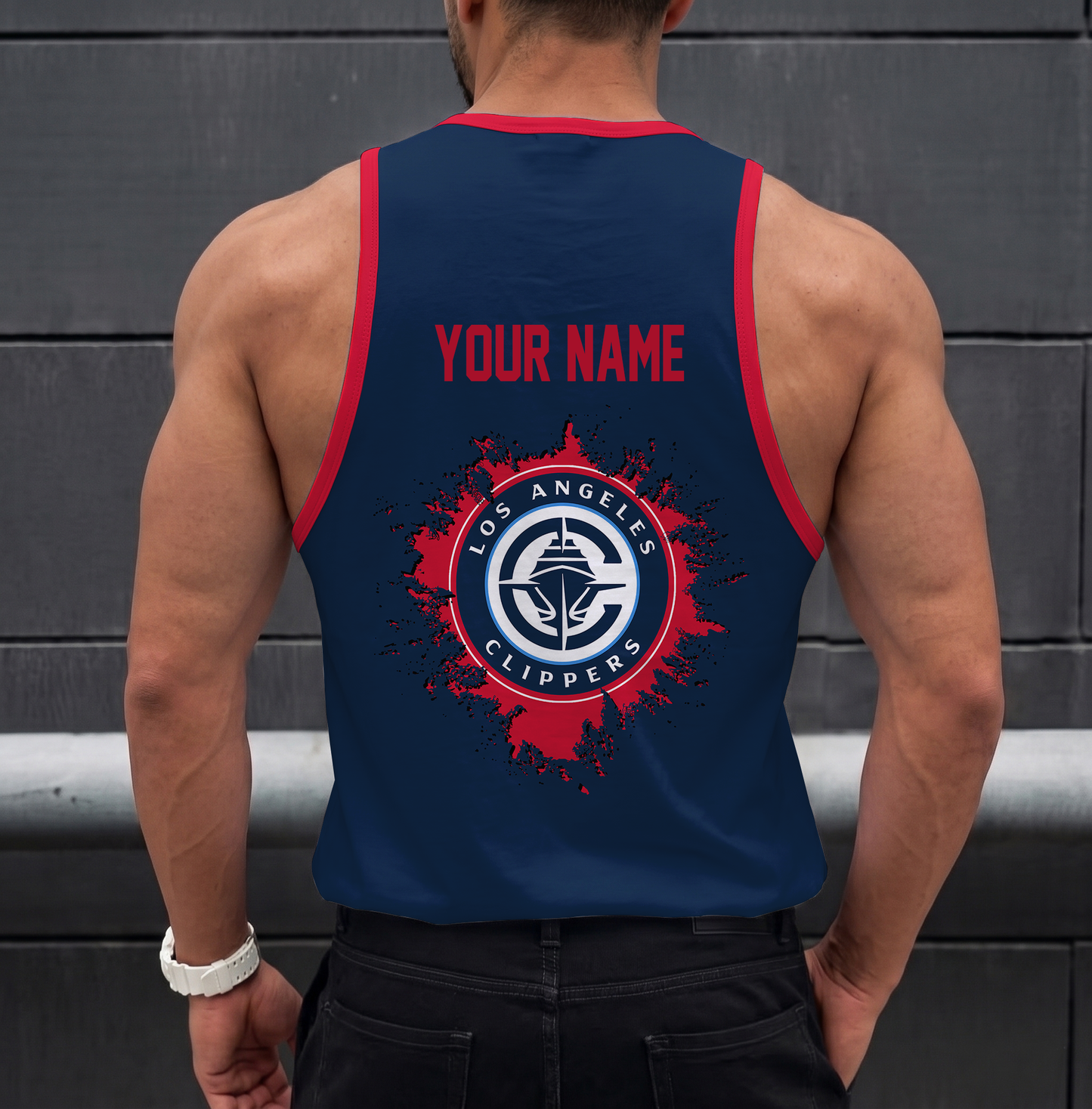 ELITE EDITION - NEW CUSTOMIZED NBA10 LCL LOS ANGELES CLIPPERS UNISEX TANK TOP