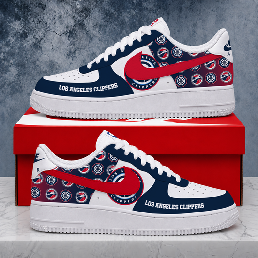 LIMITED EDITION - NEW CUSTOMIZED NBA10 LCL LOS ANGELES CLIPPERS AF1 SNEAKERS