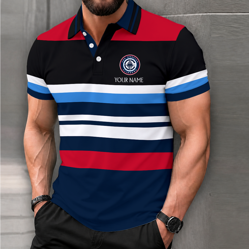 LIMITED EDITION - NEW CUSTOMIZED NBA10 LCL LOS ANGELES CLIPPERS T-SHIRT, POLO SHIRT, ZIP POLO SHIRT, SWEATSHIRT, HOODIE & ZIP HOODIE