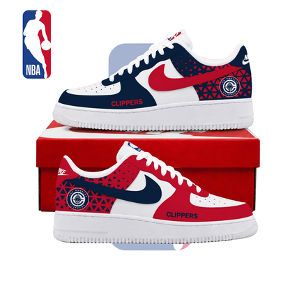 LIMITED EDITION - NEW CUSTOMIZED NBA10 LCL LOS ANGELES CLIPPERS AF1 SHOES
