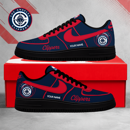 LIMITED EDITION - NEW CUSTOMIZED NBA10 LCL LOS ANGELES CLIPPERS AF1 SNEAKERS