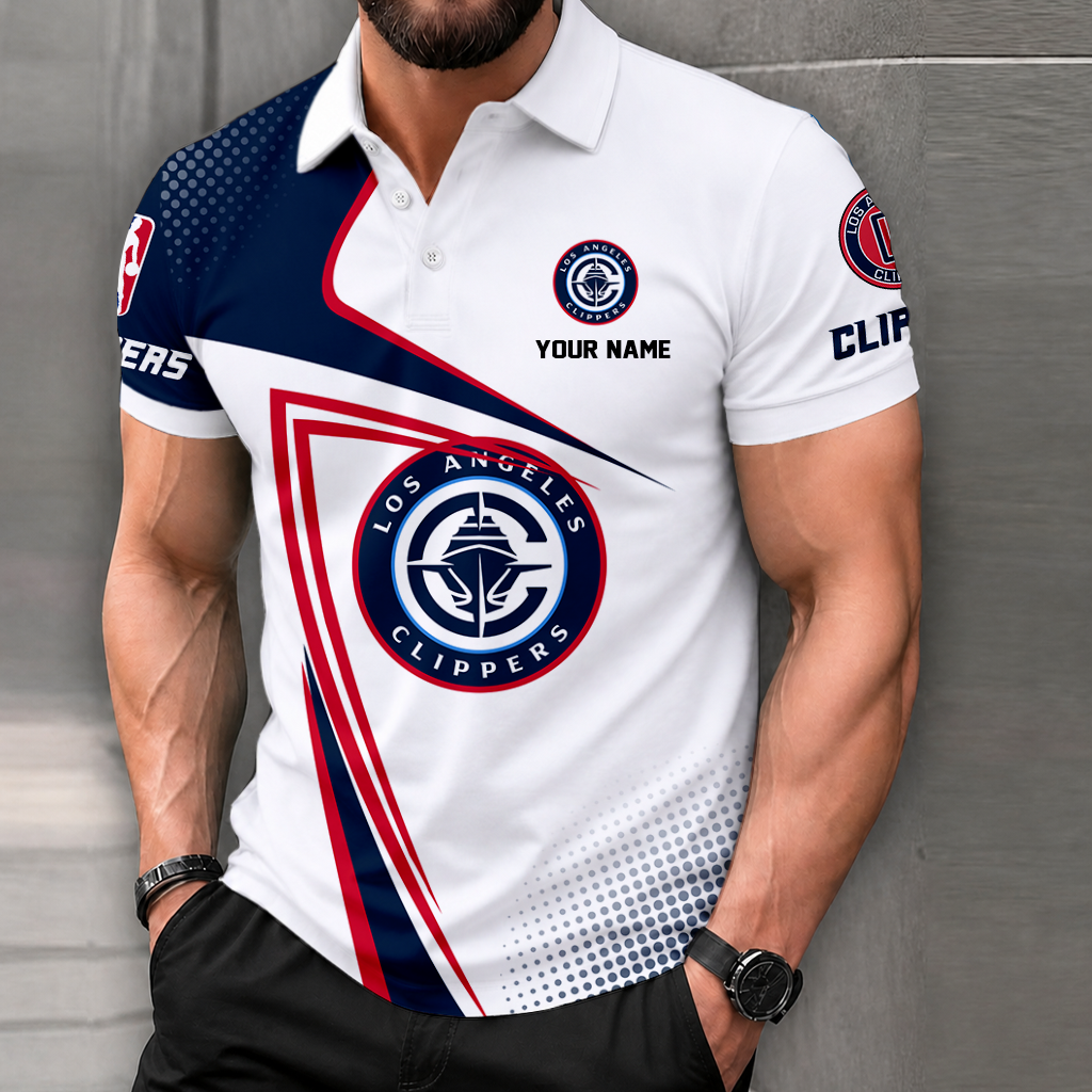 LIMITED EDITION - NEW CUSTOMIZED NBA10 LCL LOS ANGELES CLIPPERS T-SHIRT, POLO SHIRT, ZIP POLO SHIRT, SWEATSHIRT, HOODIE & ZIP HOODIE
