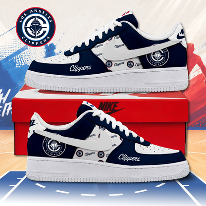 LIMITED EDITION - NEW CUSTOMIZED NBA10 LCL LOS ANGELES CLIPPERS AF1 SNEAKERS
