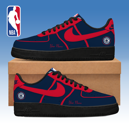 LIMITED EDITION - NEW CUSTOMIZED NBA10 LCL LOS ANGELES CLIPPERS AF1 SNEAKERS