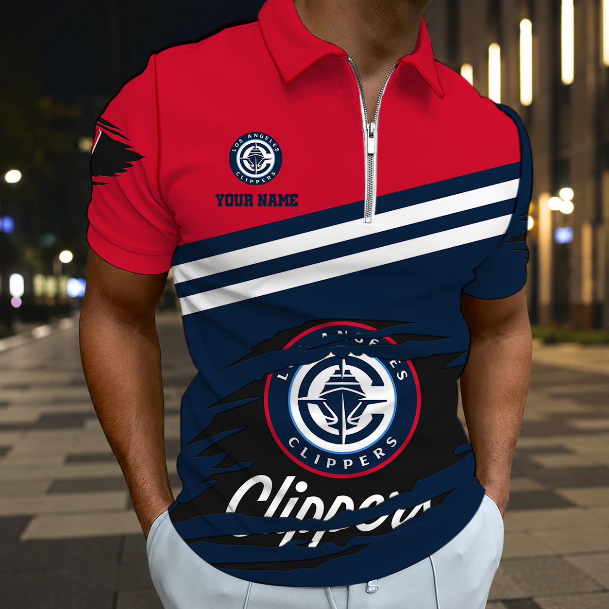 LIMITED EDITION - NEW CUSTOMIZED NBA10 LCL LOS ANGELES CLIPPERS T-SHIRT, POLO SHIRT, ZIP POLO SHIRT, SWEATSHIRT, HOODIE & ZIP HOODIE