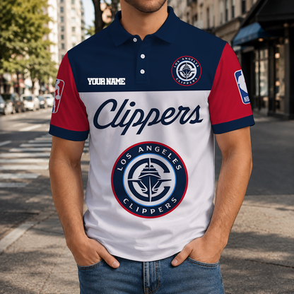 SPECIAL EDITION - NEW CUSTOMIZED NBA10 LCL LOS ANGELES CLIPPERS T-SHIRT, POLO SHIRT, ZIP POLO SHIRT, SWEATSHIRT, HOODIE & ZIP HOODIE