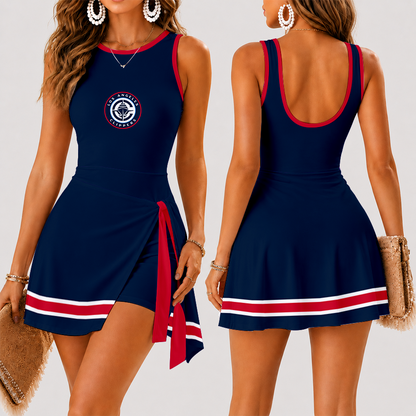 [HOT DEAL] NEW CUSTOMIZED NBA10 LCL LOS ANGELES CLIPPERS WOMEN'S SUMMER SKORT DRESS