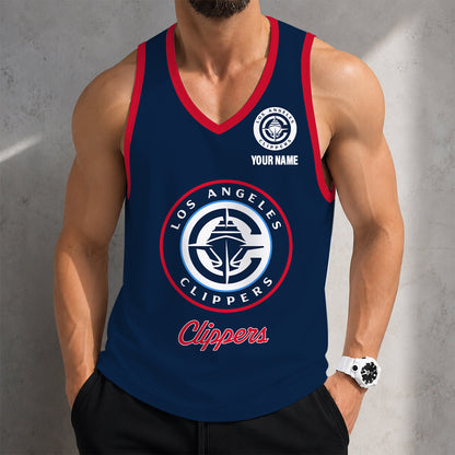LIMITED EDITION - NEW CUSTOMIZED NBA10 LCL LOS ANGELES CLIPPERS UNISEX TANK TOP