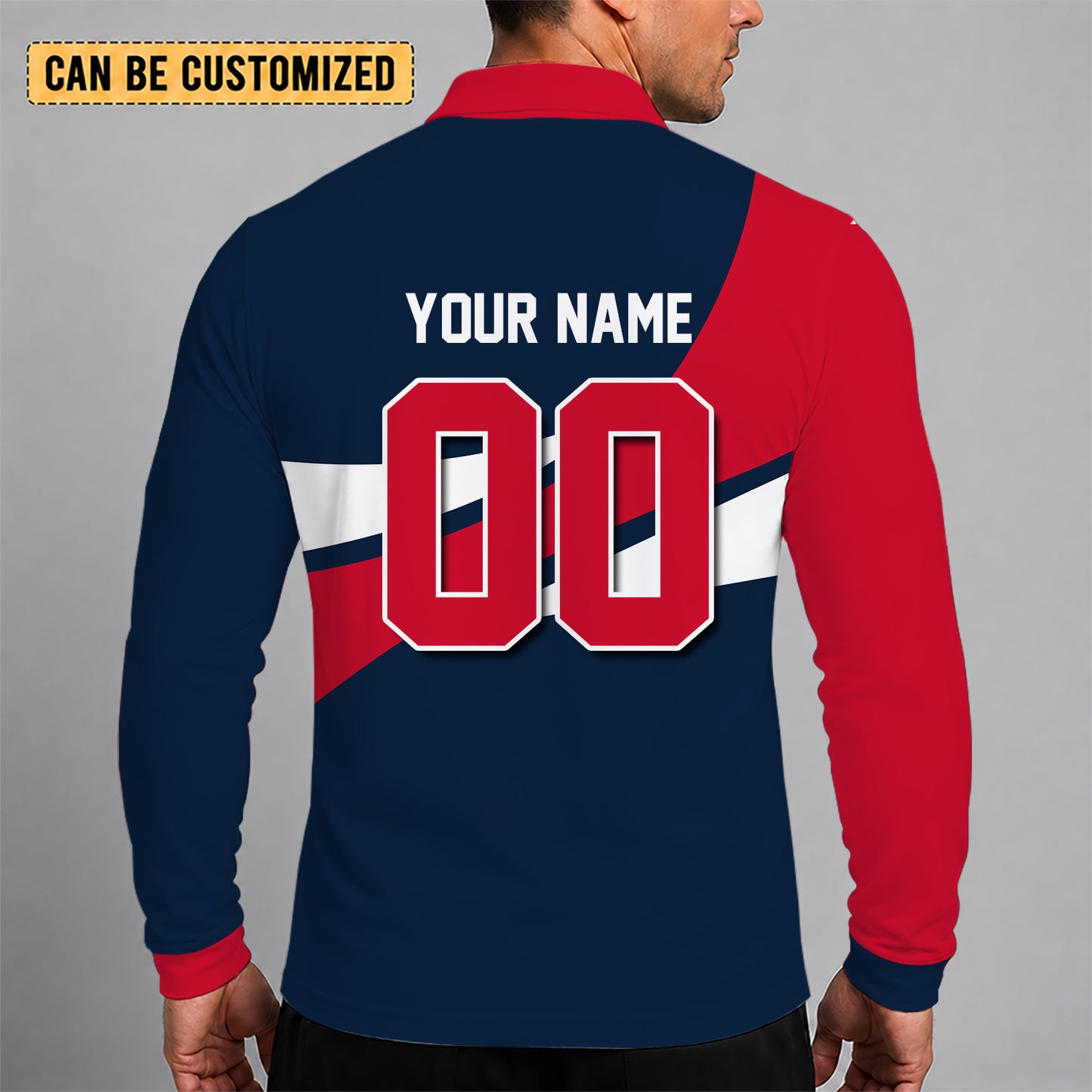 [HOT DEAL] NEW CUSTOMIZED NBA10 LCL LOS ANGELES CLIPPERS MEN LONG SLEEVE POLO