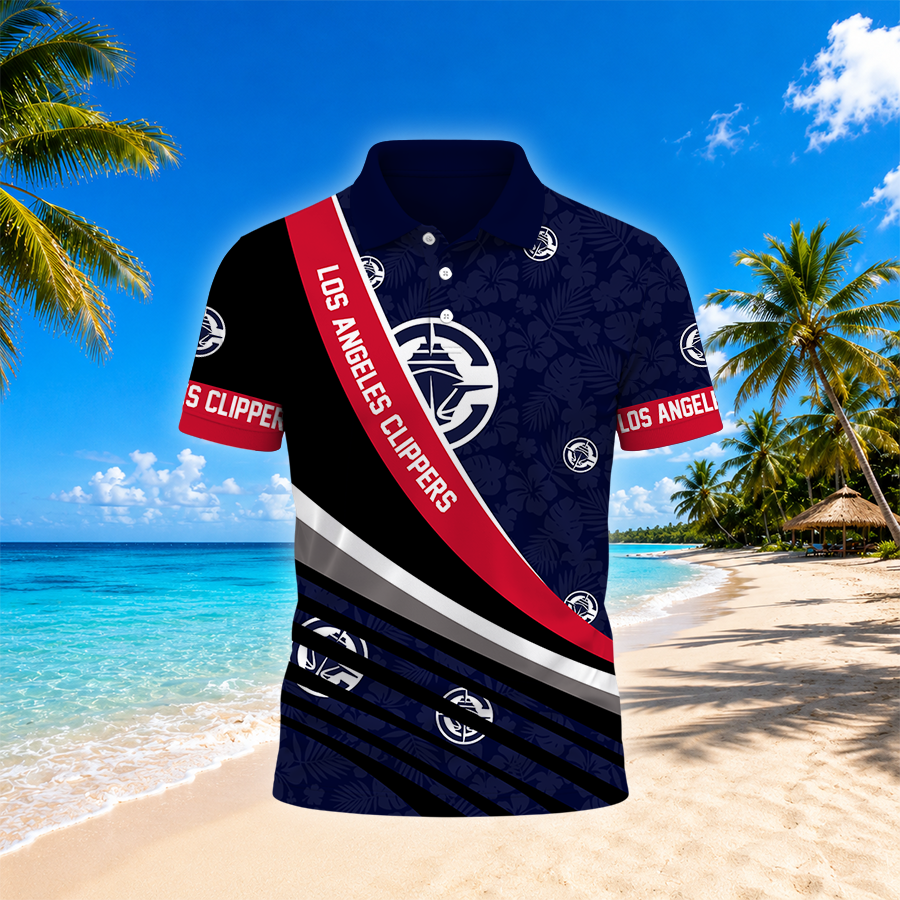 [HOT DEAL] NEW CUSTOMIZED NBA10 LCL LOS ANGELES CLIPPERS POLO SHIRT