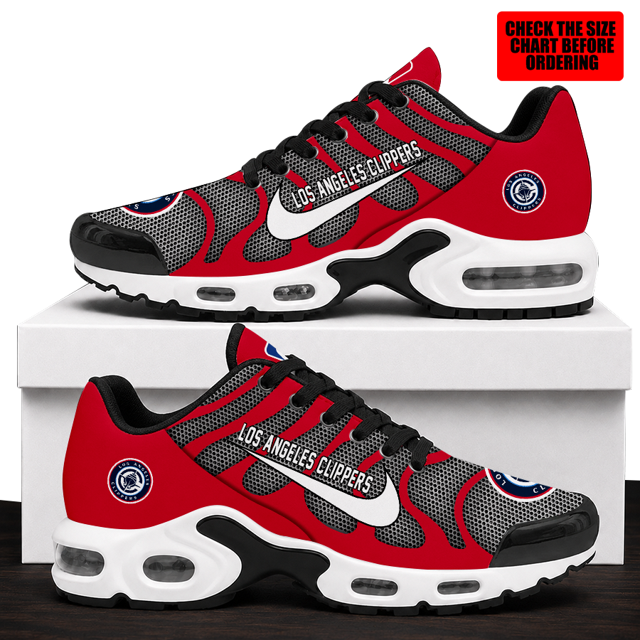 [HOT DEAL] NEW CUSTOMIZED NBA10 LCL LOS ANGELES CLIPPERS AIR MAX PLUS SNEAKERS