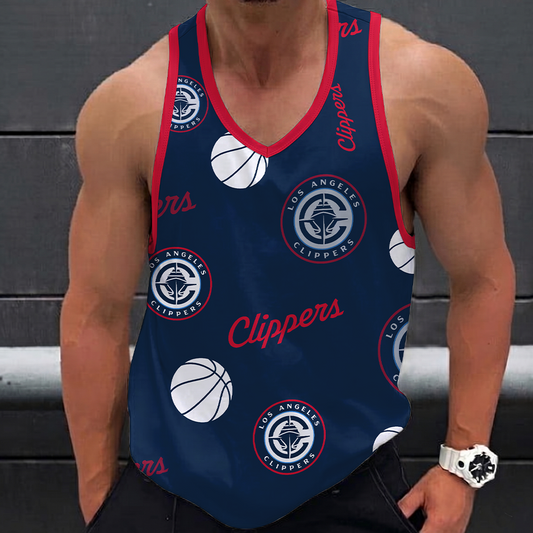 LIMITED EDITION - NEW CUSTOMIZED NBA10 LCL LOS ANGELES CLIPPERS UNISEX TANK TOP