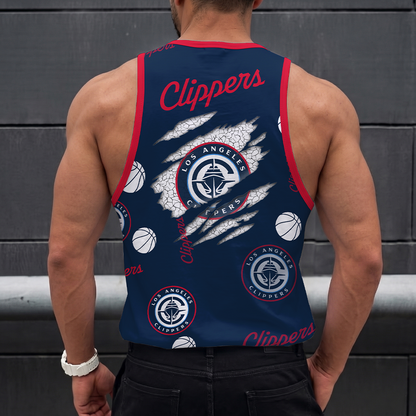 LIMITED EDITION - NEW CUSTOMIZED NBA10 LCL LOS ANGELES CLIPPERS UNISEX TANK TOP