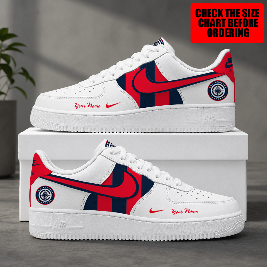 [HOT DEAL] NEW CUSTOMIZED NBA10 LCL LOS ANGELES CLIPPERS AF1 SHOES