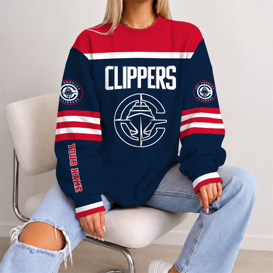 [HOT DEAL] NEW CUSTOMIZED NBA10 LCL LOS ANGELES CLIPPERS UNISEX SWEATSHIRT