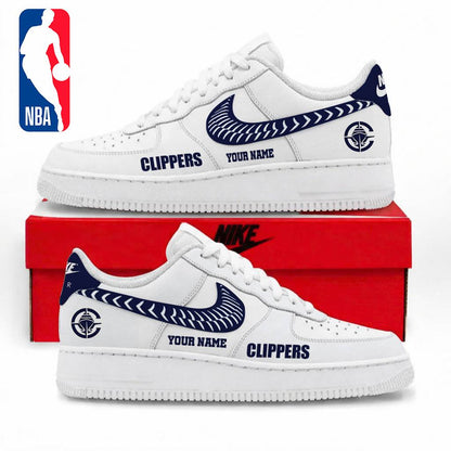 LIMITED EDITION - NEW CUSTOMIZED NBA10 LCL LOS ANGELES CLIPPERS AF1 SNEAKERS