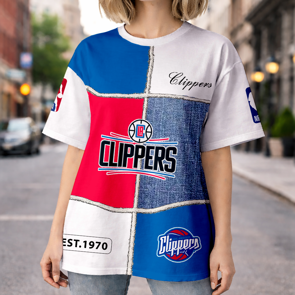 LIMITED EDITION - NEW CUSTOMIZED NBA10 LCL LOS ANGELES CLIPPERS UNISEX T-SHIRT, POLO, HOODIE & JACKETS