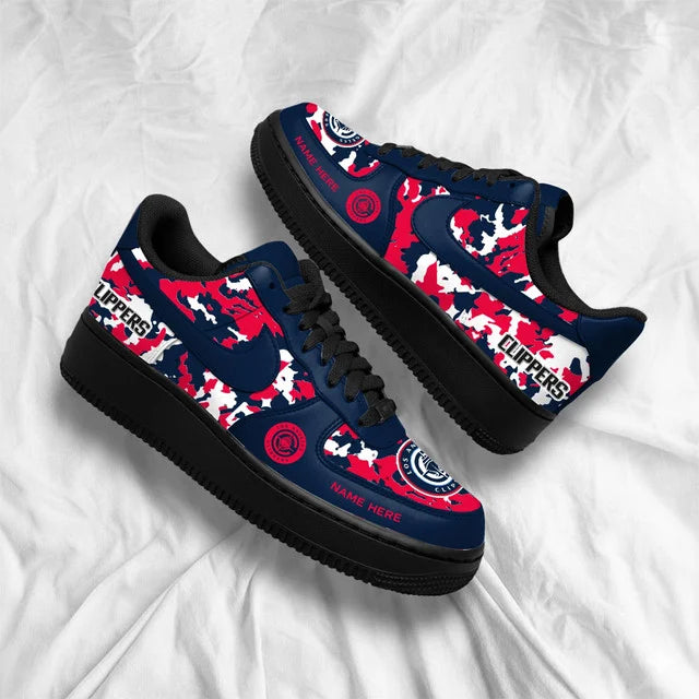 [HOT DEAL] NEW CUSTOMIZED NBA10 LCL LOS ANGELES CLIPPERS AF1 SHOES