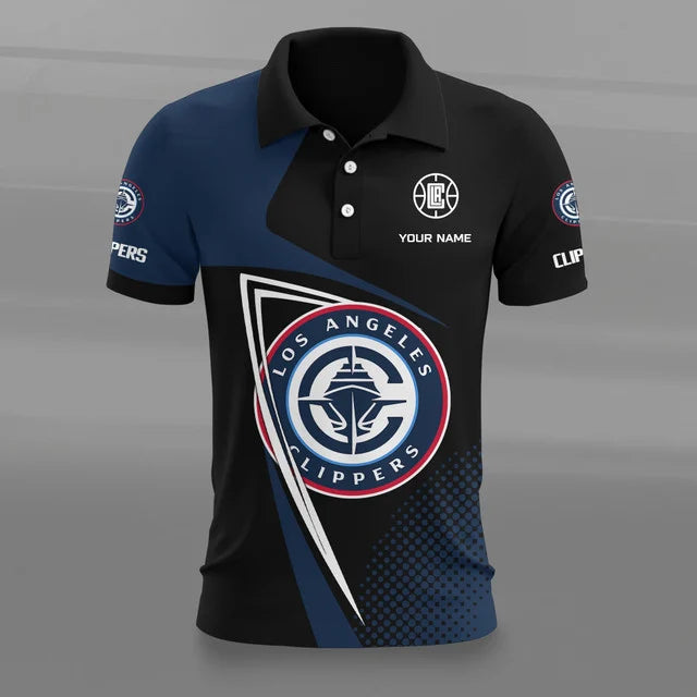[HOT DEAL] NEW CUSTOMIZED NBA10 LCL LOS ANGELES CLIPPERS POLO SHIRT