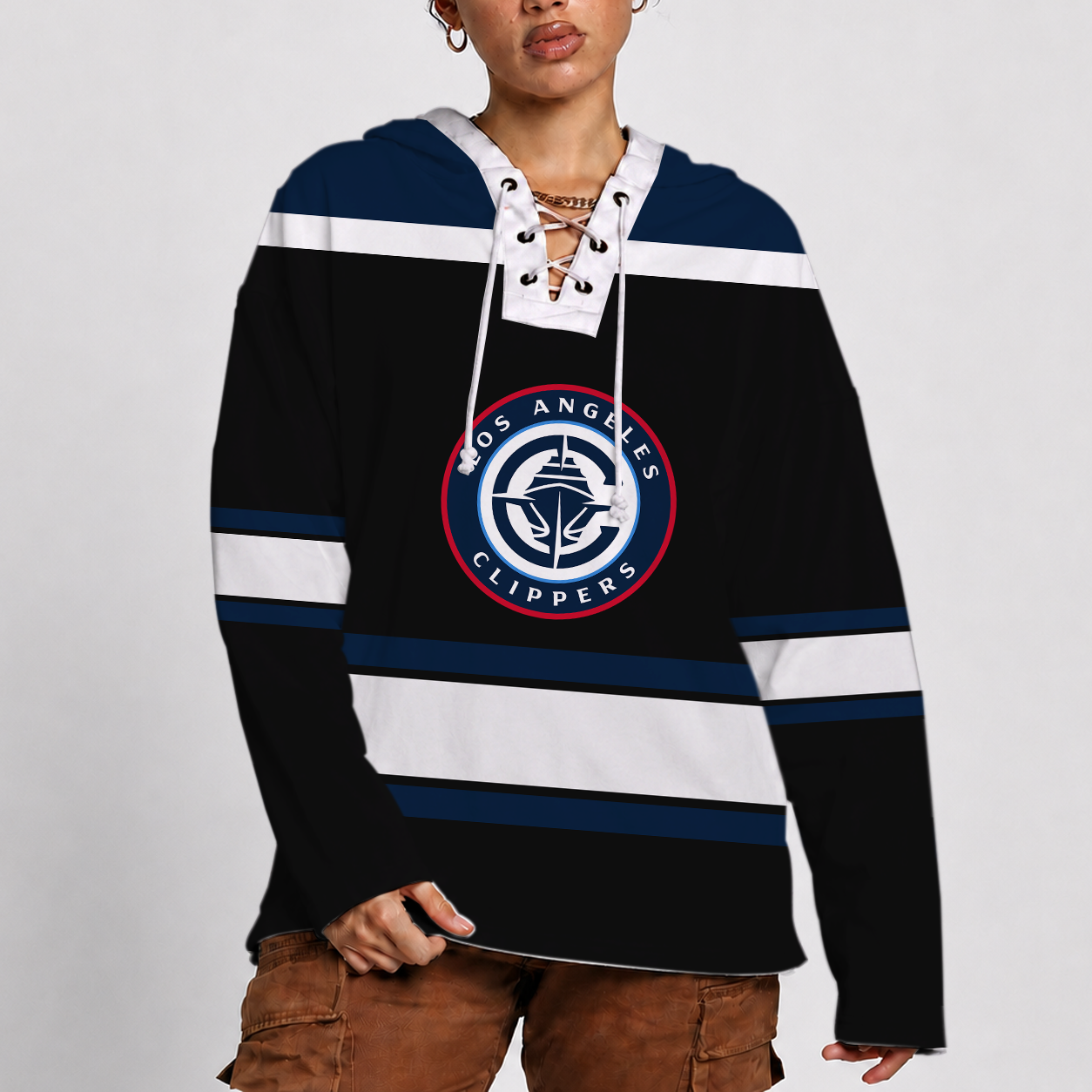[HOT DEAL] NEW CUSTOMIZED NBA10 LCL LOS ANGELES CLIPPERS LACER HOODIE