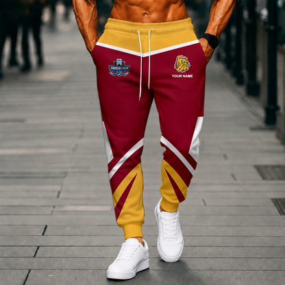 LIMITED EDITION - NEW CUSTOMIZED NCAA MFF10 MDB MINNESOTA DULUTH BULLDOGS SWEATPANTS