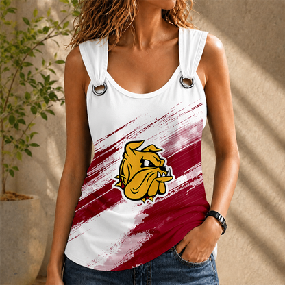 [FAN FAVORITE] NEW CUSTOMIZED NCAA MFF10 MDB MINNESOTA DULUTH BULLDOGS O-RING SHOULDER TANK TOP