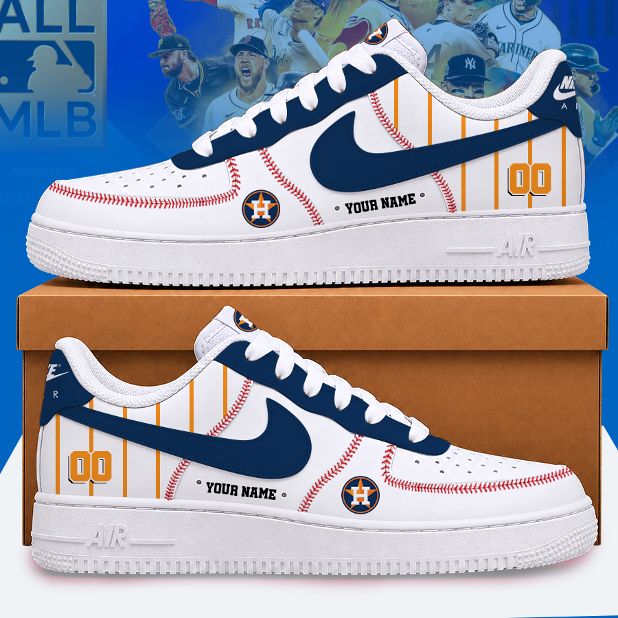 [FLASH SALE] NEW CUSTOMIZED MLB10 HAS HOUSTON ASTROS AF1 SHOES