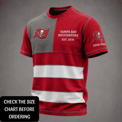 EXCLUSIVE EDITION - NEW CUSTOMIZED NFL10 TBB TAMPA BAY BUCCANEERS T-SHIRT, POLO SHIRT, ZIP POLO SHIRT, HOODIE, ZIP HOODIE & SWEATSHIRT