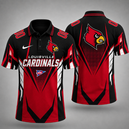 SPECIAL EDITION - NEW CUSTOMIZED NCAA10 ULC LOUISVILLE CARDINALS FBS POLO SHIRT, ZIP POLO SHIRT, HOODIE, ZIP HOODIE, T-SHIRT & SWEATSHIRT