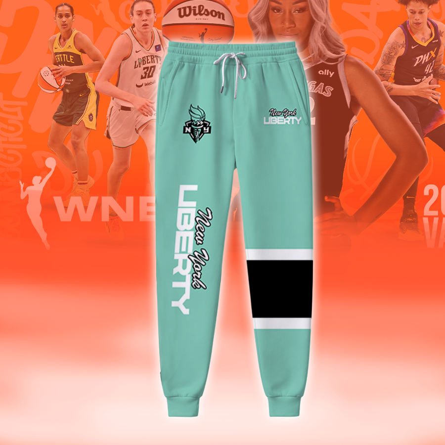 [FAN FAVORITE] NEW CUSTOMIZED WNBA10 NYL NEW YORK LIBERTY SWEATPANTS
