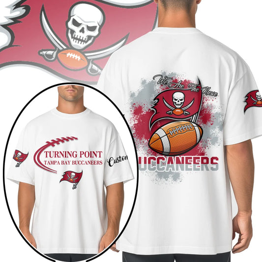VIRAL EDITION - NEW CUSTOMIZED NFL10 TBB TAMPA BAY BUCCANEERS POLO SHIRT, ZIP POLO SHIRT & T-SHIRTS