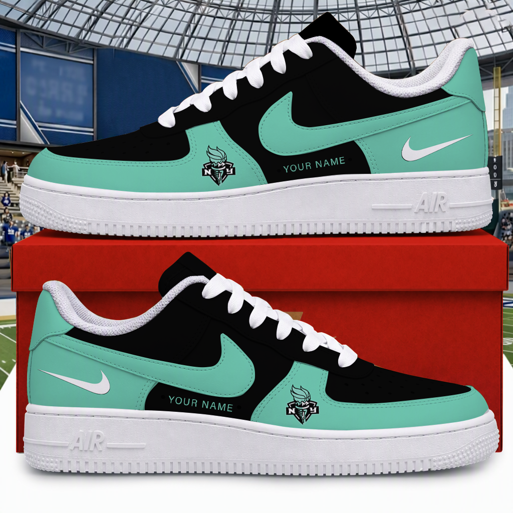 [FAN FAVORITE] NEW CUSTOMIZED WNBA10 NYL NEW YORK LIBERTY AF1 SNEAKERS