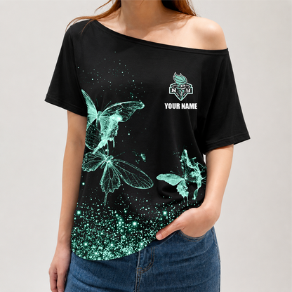 [FAN FAVORITE] NEW CUSTOMIZED WNBA10 NYL NEW YORK LIBERTY OFF-SHOULDER SHIRT