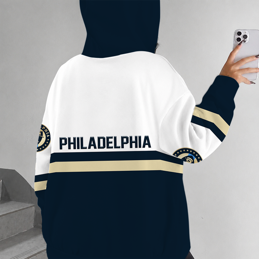[FAN EXCLUSIVE] NEW CUSTOMIZED MLS10 PPF PHILADELPHIA UNION ZIP HOODIE