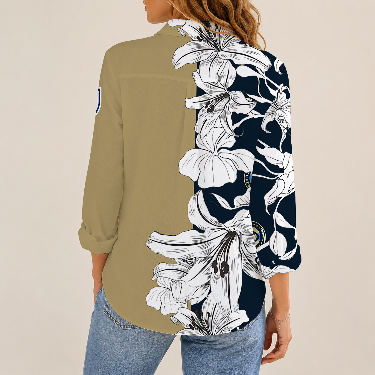 [FAN EXCLUSIVE] NEW CUSTOMIZED MLS10 PPF PHILADELPHIA UNION WOMEN CASUAL SHIRT