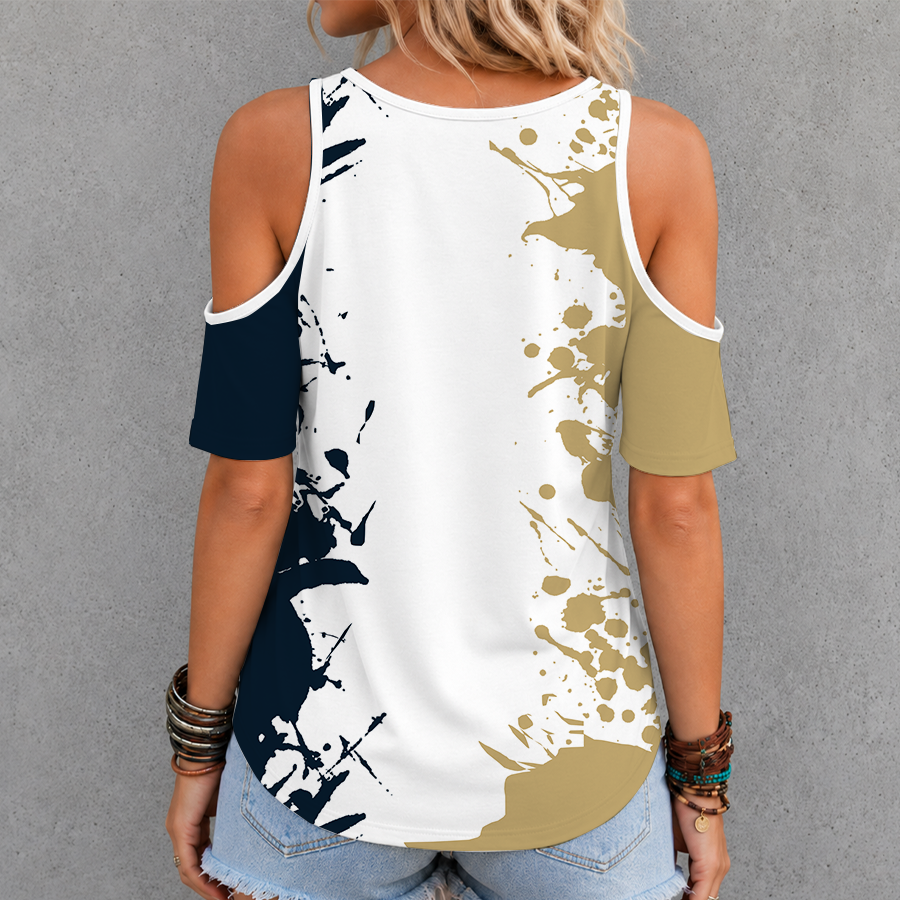 [FAN EXCLUSIVE] NEW CUSTOMIZED MLS10 PPF PHILADELPHIA UNION CRISS CROSS V-NECK TOP