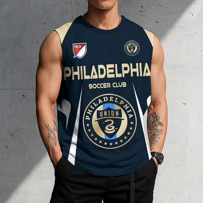 LIMITED EDITION - NEW CUSTOMIZED MLS10 PPF PP UNION TANK TOP & GYM SHIRT