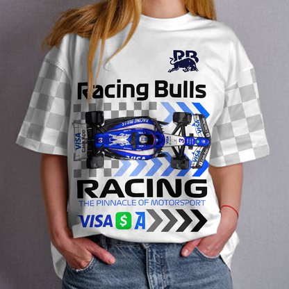 LIMITED EDITION - NEW CUSTOMIZED F110 VCARB RACING BULLS T-SHIRTS, POLO, SWEASHIRTS, T-SHIRT, HOODIE & ZIP HOODIE