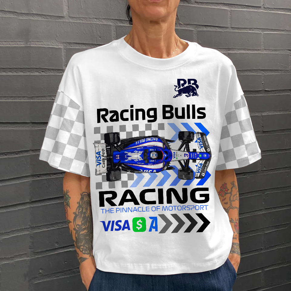 LIMITED EDITION - NEW CUSTOMIZED F110 VCARB RACING BULLS T-SHIRTS, POLO, SWEASHIRTS, T-SHIRT, HOODIE & ZIP HOODIE