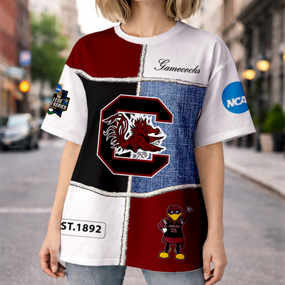 LIMITED EDITION - NEW CUSTOMIZED NCAA CWS10 SCG SOUTH CAROLINA GAMECOCKS HOODIE, T-SHIRTS, ZIP HOODIE, SWEATSHIRTS & POLO SHIRT