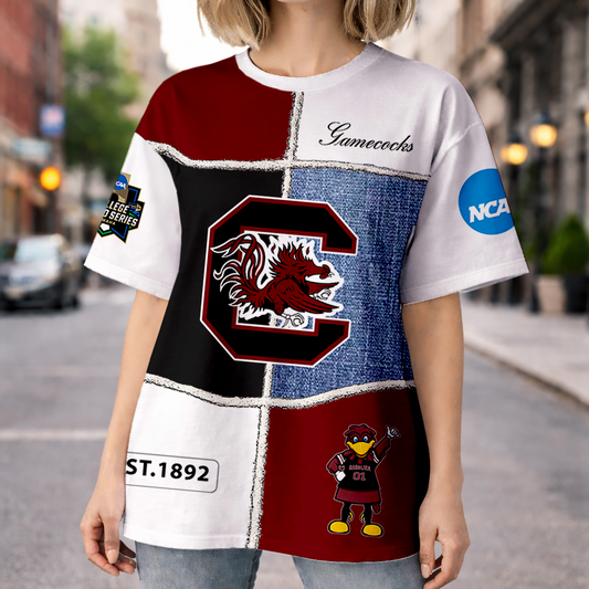 LIMITED EDITION - NEW CUSTOMIZED NCAA CWS10 SCG SOUTH CAROLINA GAMECOCKS HOODIE, T-SHIRTS, ZIP HOODIE, SWEATSHIRTS & POLO SHIRT