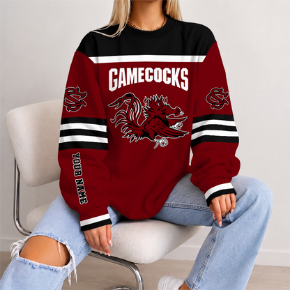 [FAN FAVORITE] NEW CUSTOMIZED NCAA CWS10 SCG SOUTH CAROLINA GAMECOCKS UNISEX SWEATSHIRT