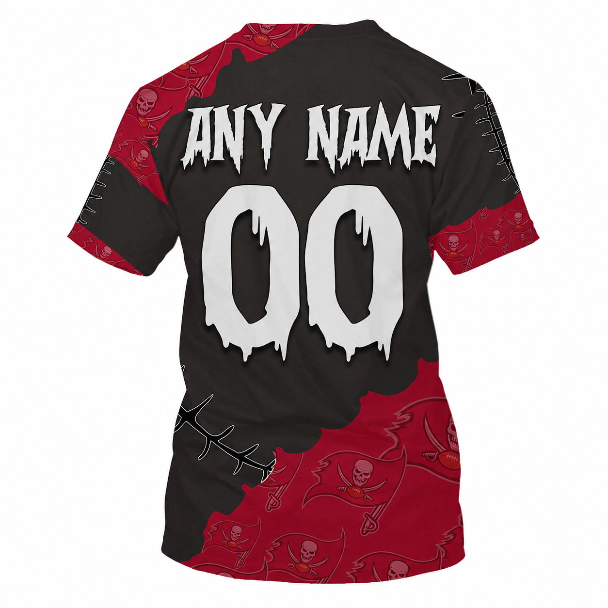 LIMITED EDITION - NEW CUSTOMIZED NFL10 TBB TAMPA BAY BUCCANEERS HALLOWEEN SKULL APPAREL FOR FANS