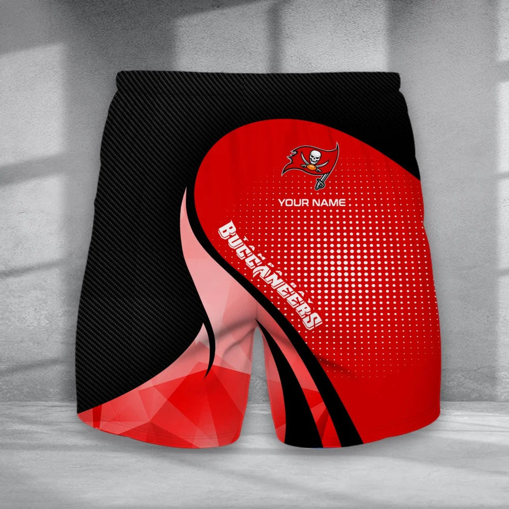 LIMITED EDITION - NEW CUSTOMIZED NFL10 TBB TAMPA BAY BUCCANEERS POLO, T-SHIRT & SHORT PANTS SET